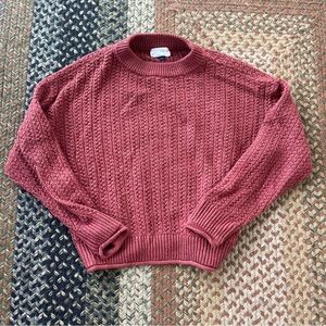 Universal Thread Red Knit Sweater in Size S